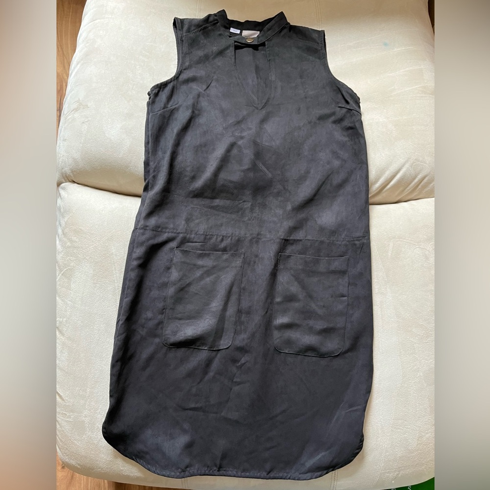 Vera Moda Lightweight Faux Suede Sheath Dress with Pockets